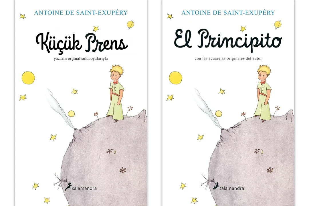 El Principito Portada del libro El Principito de Antoine de Saint-Exupéry en castellano y turco